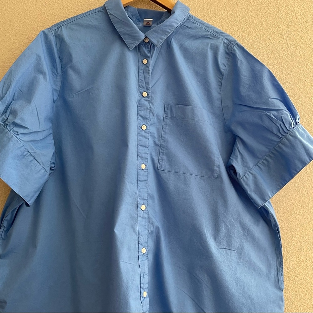 Old Navy Sky Blue Shirt Dress - Picture 12 of 13